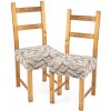 4Home Napínací poťah na sedák na stoličku Comfort Plus Nature, 40 - 50 cm, sada 2 ks