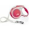 Vodítko FLEXI Comfort L opasok 8m/50kg červená NEW