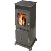 THORMA BOZEN b černá - krbová kamna, výkon 2,5 - 7,5 kW, ocel