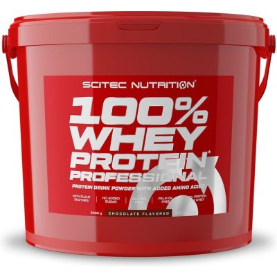 SciTec Nutrition 100% Whey Protein Professional čokoláda/lieskový oriešok 5000 g