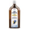 Osavi Norwegian Cod Liver Oil Kids, Nórsky olej z tresčej pečene, pre deti, citrón, 500 mg, 500 ml doplnok stravy