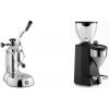 La Pavoni Stradivari Lusso + Rocket Espresso FAUSTO 2.1, black