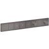 Hansgrohe RainSelect Termostatická batéria pre 4 vývody, brúsený čierny chróm 15382340