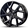 Alu disk Platin P115 FullBlack 6,5x16 5x108 ET45 čierny lesklý
