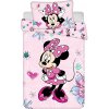 XPOSE® Obliečky do postieľky MINNIE - Flowers 02 100x135 cm, 40x60 cm, Bavlna