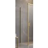 RADAWAY IDEA GOLD S1 100cm ľavá bočná stena do kombinácie, profil zlatý, sklo číre, 387052-09-01L