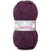 Priadza KNITTY 4 50g, šedofialová melír - odtieň 906