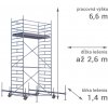 RUX MOBILO 1400 6,6 m 260 cm