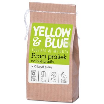 Yellow & Blue prací prášok z mydlových orechov na biele prádlo a plienky 850 g