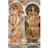 Plagát, Obraz - Moet & Chandon, Alfons Mucha, 61 × 91.5 cm