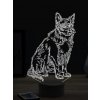 Beling 3D lampa, Borderská kólia 2, 7 farebná OR5