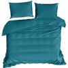 POSTEĽNÁ SÚPRAVA DINA 160X200 CM, 2 KS. 70X80 CM TYRKYSOVÁ