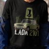 Tričko s potlačou LADA 2101 Pánsky Čierna XL