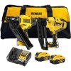 Dewalt DCK246P2 Kombo Sada 18V Klincovačiek 2 x 5,0 Ah aku DCN692+DCN660