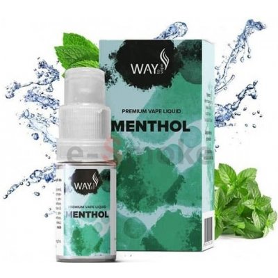10ml Menthol WAY to Vape E-LIQUID, obsah nikotínu 18 mg