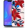 Picasee silikónový čierny obal pre Huawei Nova 3i - Red Lily