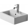Duravit Vero - Umývadielko, 45x35 cm, s prepadom, s otvorom na batériu, biela 0704450000