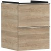 Hansgrohe Xelu Q Umývadlová skrinka, 63x48x50 cm, 2 zásuvky, prírodný dub/chróm 54021000-HG