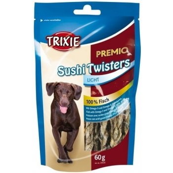 Trixie Premio SUSHI TWISTERS Light 100% rybie vrkoče 60g