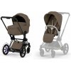 CYBEX Kombinovaný kočík e-Priam 5.0 Coconut Brown (Matt Black Frame) 2026 Platinum