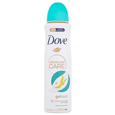 Dove Advanced Care Go Fresh Pear & Aloe Vera 72h antiperspirant s vůní hrušky a aloe vera 150 ml pro ženy