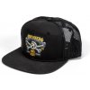 Šiltovka Meatfly Crossbones Trucker čierna One Size