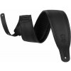 Levy's Amped Leather Matte Black Gitarový pás