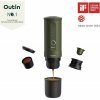 Outin Nano Prenosný espresso kávovar, farba lesná zelená OTEM-01-FG