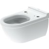DURAVIT Starck 3 závesné WC s hlbokým splachovaním, pre Sensowash, 370 x 620 mm, biela, s povrchom HygieneGlaze, 2226592000