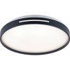 Stropné LED svietidlo Caldilora, 4000 K, 22,2 W, 2600 lm, antracitová, pr. 38 cm