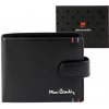 Pánska kožená peňaženka Pierre Cardin YS606 8825A čierna 11,5 x 9 x 2,8 cm