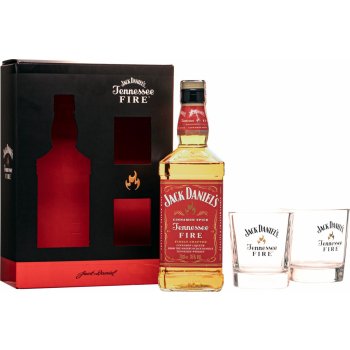 Jack Daniel´s Fire 35% 0,7 l (darčekové balenie 2 poháre)