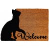 Trade Concept Kokos Welcome Mačka Oranžová 40x60 cm