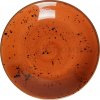 FINE DINE Hlboký tanier z porcelánu 23 cm oranžový Kolory Ziemi Dahlia