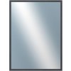 DANTIK - Zrkadlo v rámu, rozmer s rámom 60x80 cm z lišty KASETTE šedá (2758)
