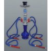Vodná fajka HOOKAH 44cm/4 modrá