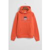 MIKINA GANT ARCHIVE SHIELD HOODIE DEEP ORANGE