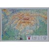 Slovensko plastická reliéfna mapa 1: 450 000 Shocart