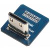 Waveshare Mini HDMI adaptér pre DIY HDMI kábel, obdĺžnikový (hore)