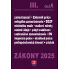Zákony III A/2025 - Pracovnoprávne vzťahy a zamestnávanie