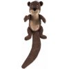 Dog Fantasy Jumbo bobr pískací a šustící 80 cm