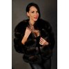 Max Original Leather Dámsky kožuch líška RAINETTE short dark sable (XL 50-52) - Sable - XL