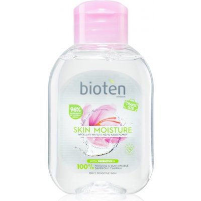 Bioten Skin Moisture čistiaca a odličovacia micelárna voda pre suchú a citlivú pokožku 100 ml