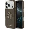 Guess PU Resin Logo kryt iPhone 17 Pro hnedý 57983128946