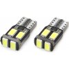 LED ŽIAROVKY CANBUS 6SMD-2 5730 T10 (W5W) White