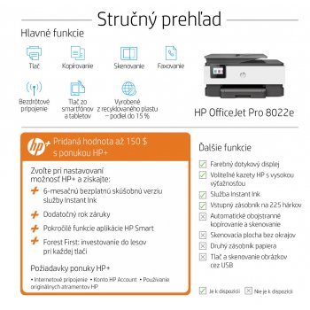 HP OfficeJet Pro 8022e 229W7B