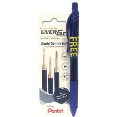 Pentel 0,35 mm EnerGel LR7 s darčekovým gélovým perom modrá
