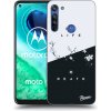 Picasee silikónový prehľadný obal pre Motorola Moto G8 - Živý - Mŕtvy