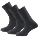 Devold ponožky Daily Light Sock 3 Pack Black