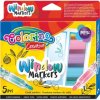 Colorino Kids kriedové pastelky na sklo 5 farieb
